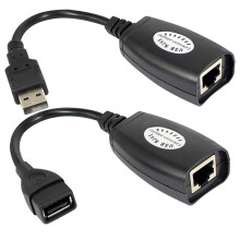 USB Naar RJ45 RJ 45 LAN-Kabelverlengingsadapter Extender USB Naar Netwerkpoort Signaalversterker