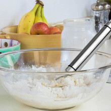 Danish Bread Dough Whisk Stainless Steel Dutch Bread Dough Whisk Scoring Tool Cake Tools for Bread, Pastry or Pizza