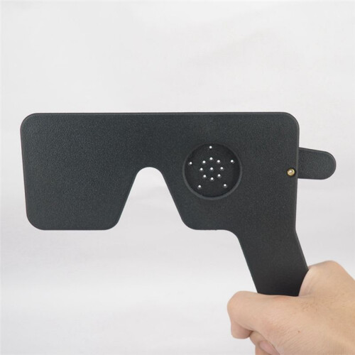 Professional Ophthalmic Lorgnette 17 Pinhole Black Plastic Vision Test Eye Occluder 2