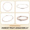 4Pack Microwave Roller Ring Microwave Oven Turntable Ring Plate Tray Support Ring for Glass Plate Tray Supporting 5
