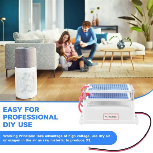 60G/H Ozone Generator Air Cleaner Ozonizer Purifier Treatment Formaldehyde Remove Odor Ozone Machine 220V 1