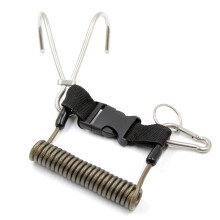 Tauchen Riff Rostfreier Stahl Haken Doppel Tauchen Riff Haken mit Spiral Spule Lanyard Tauchen Sicher ZubehöR