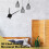 3D Clock Hands,DIY Large Clock Movement Mechanism Needles,Wall Accessories Part Replacement,Black 8