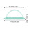 Cake Decorating Tools Adjustable Fondant Cake Arc Ruler with 14 Widths for Precision Pastry Design 4