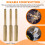Electric Chainsaw Chain Sharpener Kit, 10Pc Titanium Plated Diamond Sharpening Wheels, High Hardness 3/16Inch Files 7