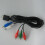 Ypbpr for PS2/PS3/PS3 Slim HDTV-Ready TV HD Component AV Cable 5-Wire 6FT Black 5