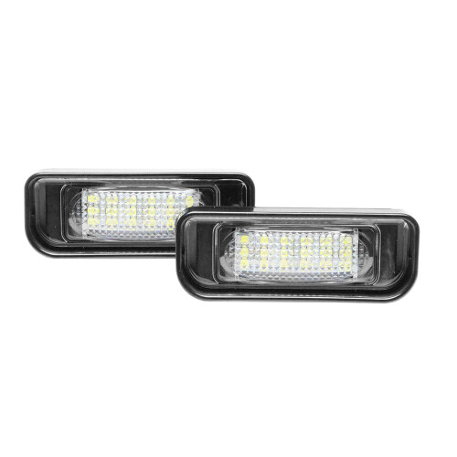 2Pcs White Led Number License Plate Light Lamp for   W220 S Class 1999-2005