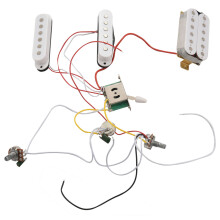 ST Electric Guitar Pickup Wiring Harness Prewired 5-Way  2T1V Control SSH Pickup for White