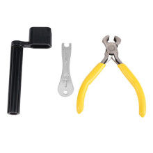 3Pcs Guitar Repair Maintenance Tool Guitar String Winder, Guitar Bridge Pins Puller Peg Remover, Guitar String Cutter Plier Wire Puller