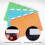 120 Sets 2 Inch Hanging Folder Tabs and Inserts for Quick Identification of Hanging Files Hanging File Inserts A 5
