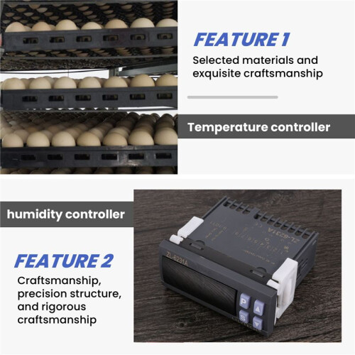 LILYTECH ZL-6231A, Incubator Controller, Thermostat with Multifunctional Timer 2