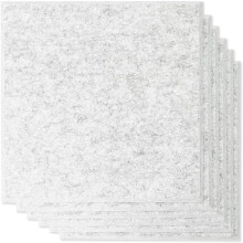Panneau D'Absorption Acoustique 12PCS 12 Pouces X 12 Pouces X 0,4 Pouce Rembourrage Insonorisé pour DéCoration Murale Traitement Acoustique