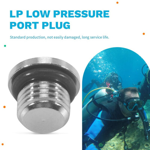 Scuba Diving 1St Stage Regulator LP Low Pressure Port Plug Scuba Diving Replacement Part 2
