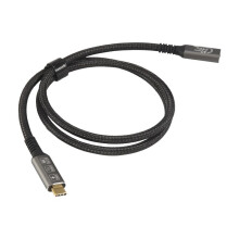 Kabel USB4 8K 0.8M dla 4 Kompatybilny USB 4 Type-C z MęSkiego na żEńSkie Rozszerzenie Ultra HD 8K @ 60Hz 100W 40Gbps Danych