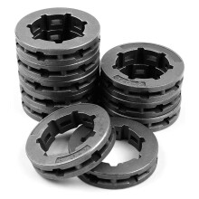 10 PeçAs 3/8 de Polegada 7 T 22Mm Roda Dentada de Aro de Corrente para 266 268 272 280 285 288 355 362 372Xp 380 385Xp Motosserra