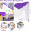 12 Pcs A4 Binder Pocket Expandable Envelopes Clear Plastic Envelopes for Ring Binder Folder, Snap Button 7
