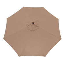 3Meter Replacement Cloth Round Garden Umbrella Cover for 8-Arm Umbrella Sunshade Shield Rain Cover Garden Supplies,Khaki