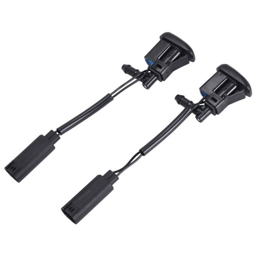 1Pair New Windshield Heated Washer Sprayer Nozzle Jet 61667110851 for - 1-Series E81 E82 E87 X3 E83 X5 E53 Z4 E85 E86