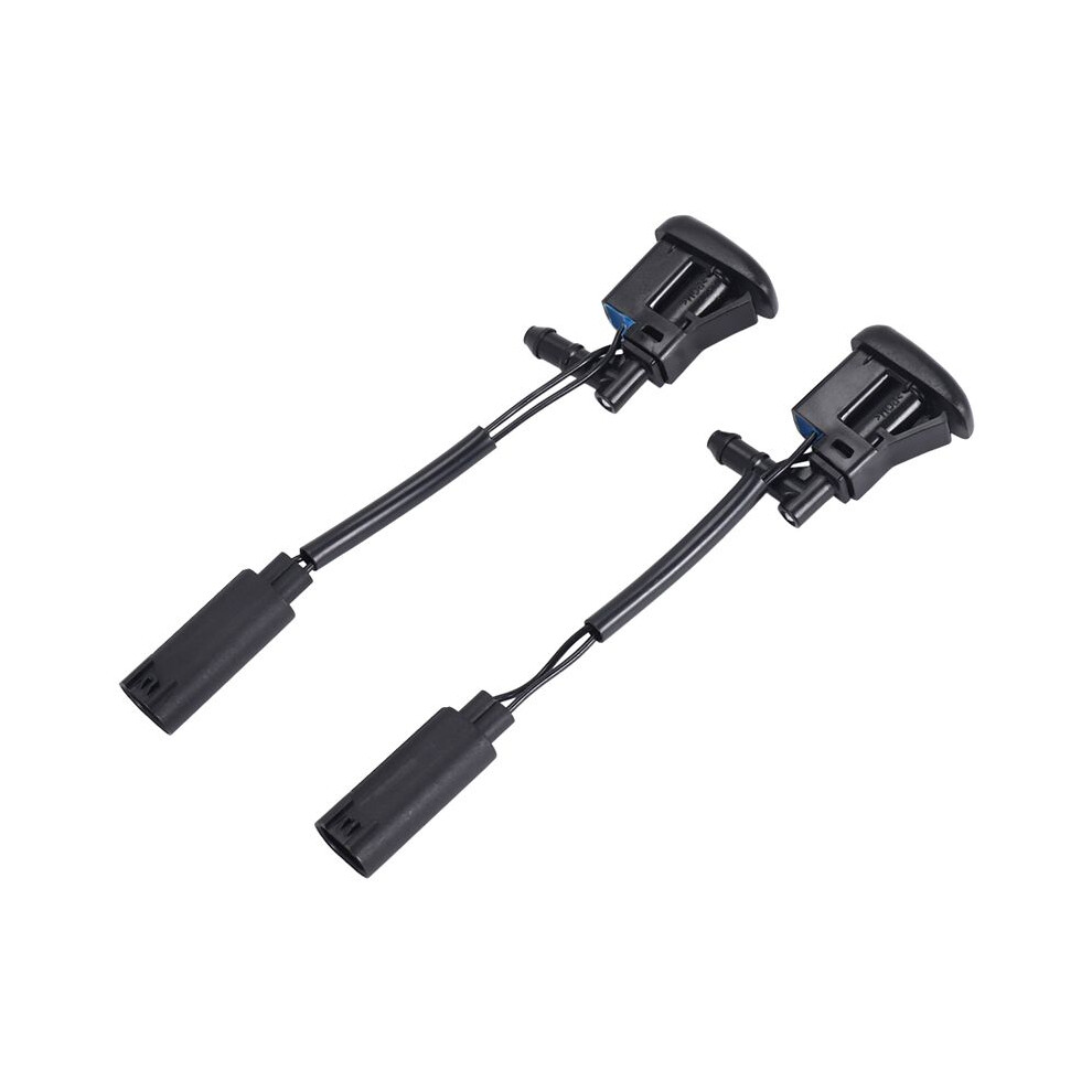 1Pair New Windshield Heated Washer Sprayer Nozzle Jet 61667110851 For - 1-Series E81 E82 E87 X3 E83 X5 E53 Z4 E85 E86 4714086835666
