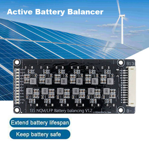 1.2A 13S Active Equalizer Balancer for Li-Ion Lifepo4 Lithium Battery BMS  Transfer 1