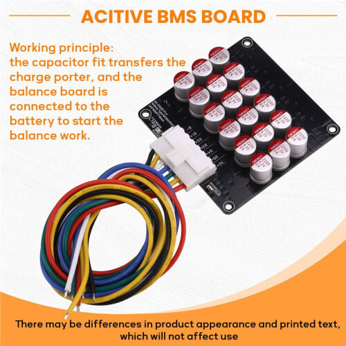6S Active Equalizer Balancer Lifepo4 / Lipo/ LTO Battery  Equalization Capacitor BMS Board