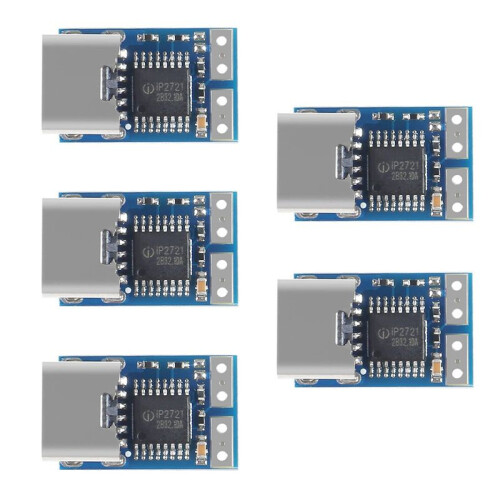 5 ST PDC004-PD PD Decoy Modul USB-C PD 20V  Fast SpäNning Power Trigger Module 5A Typ-C HoningåNg för Notebook