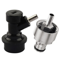 Beer Brewing Carbonation Cap with 5/16Inch Barb Lock Disconnect Set,Fit Cola Soda Beer Most of Drink PET Bottles