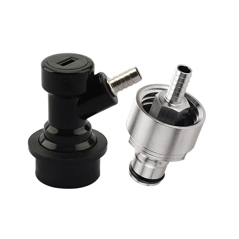 Beer Brewing Carbonation Cap With 5/16Inch Barb Lock Disconnect Set,Fit Cola Soda Beer Most Of Drink Pet Bottles 4711679272228