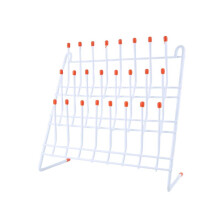Rack de Secagem de LaboratóRio 24 Pinos Rack de Vidro de LaboratóRio Rack de Secagem de Vidro para Montagem de Parede/Suporte AutôNomo de Vidro de