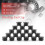 20 Pcs Black Plastic 25mm Dia Blanking End Caps Round Tube Insert 2