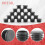 20 Pcs Black Plastic 25mm Dia Blanking End Caps Round Tube Insert 6