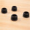 20 Pcs Black Plastic 25mm Dia Blanking End Caps Round Tube Insert 5