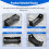 Plastic Single 26650 Battery Holder Case Storage Box 10Pcs Black 6