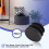 15Pcs Black Plastic Blanking End Cap Round Tube Insert Pipe Bung 16mm 5