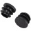 15Pcs Black Plastic Blanking End Cap Round Tube Insert Pipe Bung 16mm 4