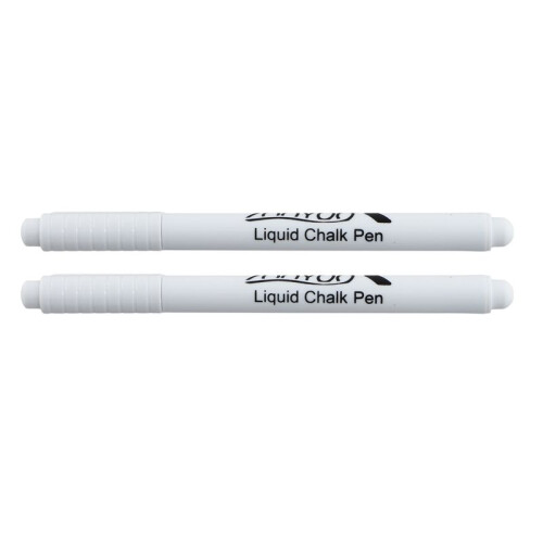 2PC Liquid Chalk Pen  For Glass Windows Chalkboard Blackboard white
