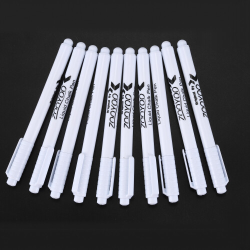 10PC Liquid Chalk Pen  For Glass Windows Chalkboard Blackboard white 1