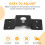 DIY Audio Sound Box Speaker Wall Mount Iron Hook Hanger Plate 5PCS 3