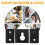 DIY Audio Sound Box Speaker Wall Mount Iron Hook Hanger Plate 5PCS 5