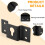 DIY Audio Sound Box Speaker Wall Mount Iron Hook Hanger Plate 5PCS 2
