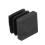 12 Pcs 15mm x 15mm Plastic Square Caps Tube Pipe Inserts End Blanking 6