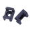 Screw Bracket Mount Saddles Bases Cable Tie Bracket 23mmx16mm 30 Units Black 4