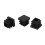 12 Pcs 15mm x 15mm Plastic Square Caps Tube Pipe Inserts End Blanking 8