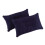 2PCS INFLATABLE  CUSHION TRAVEL PILLOW SLEEP SLEEPING  SUPPORT in CAR Deep  38*24cm 7
