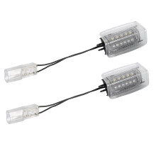 White Red Car Led Door Courtesy Light For Wish Prius Camry Alphard Isis Estima For Is250 Rx350