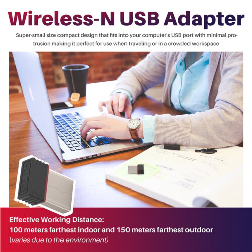 New Realtek USB Wireless 802.11B/G/N Lan Card Wifi Network Adapter RTL8188 1