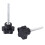 6 pcs M6 x 50 mm locking star-shaped plastic  male thread knob grip 2