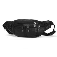 genuine leather male Waist Pack Fanny Pack men Leather Belt Waist bags phone pouch small chest messenger for