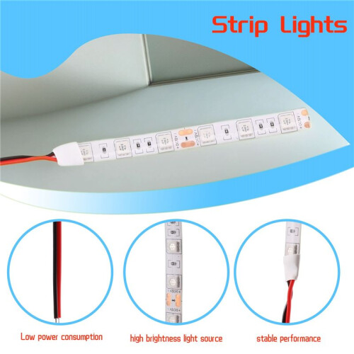 10cm Waterdichte Blauwe 5050 Led Stripverlichting  12v Caravan Boot Auto 1