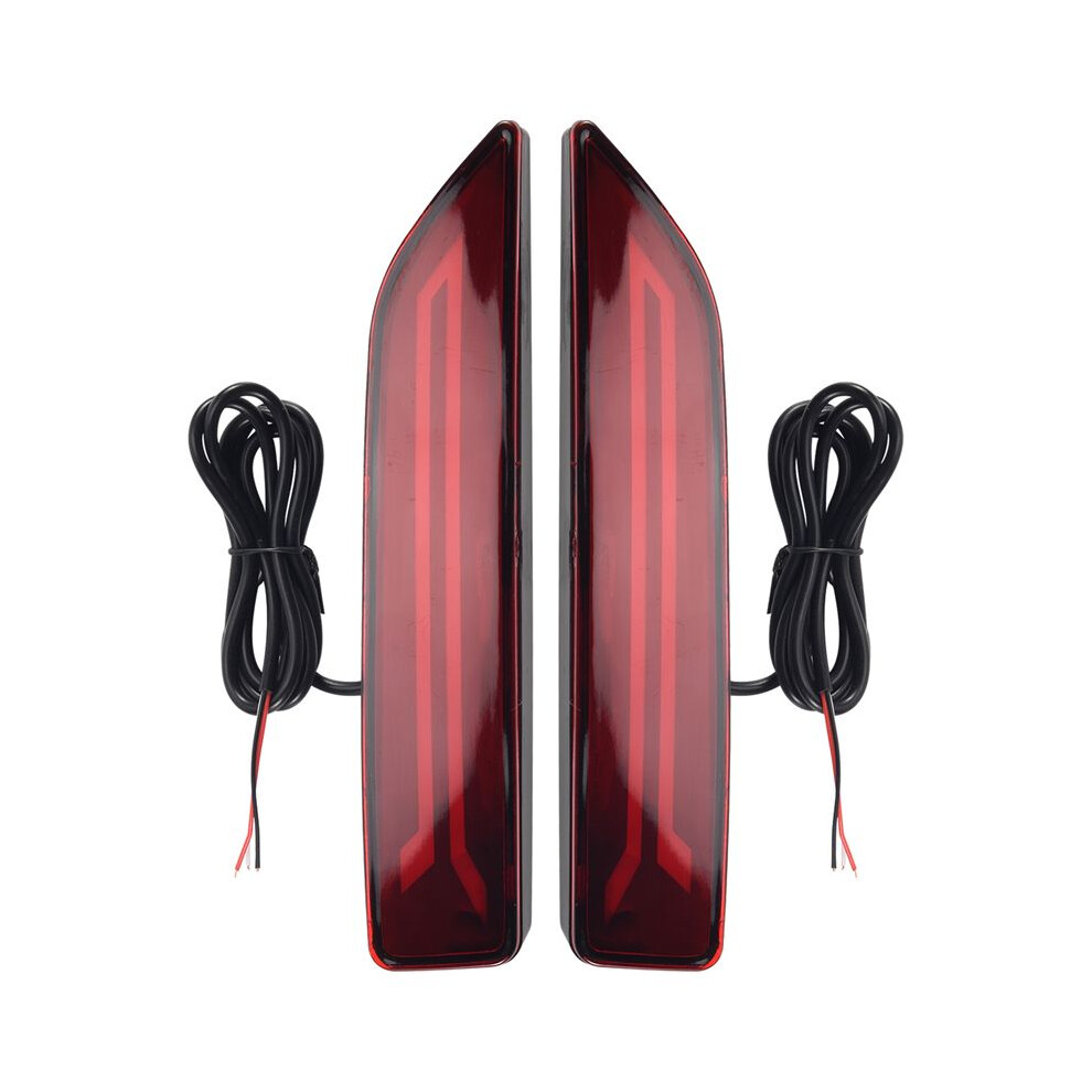 2Pcs For Crv Cr-V 2007 2008 2009 Multi-Function Led Rear Bumper Rear Fog Lamp Auto Bulb Brake Reflector Light 6032760051408